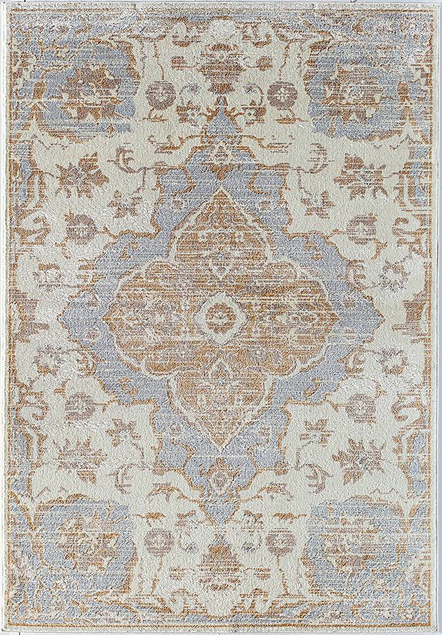 Cole Yellow 5'3 x 7' Rug - Thumbnail - Image 1