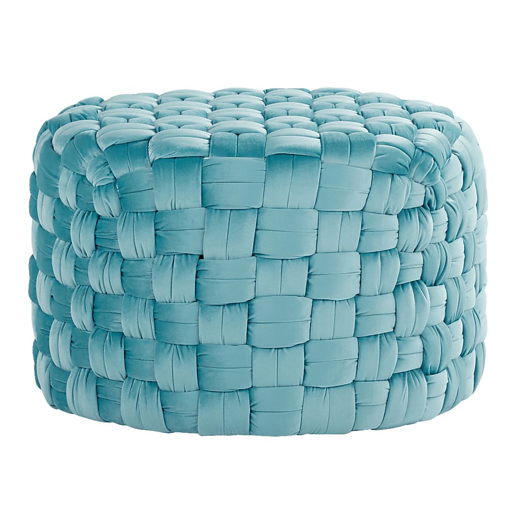 Colearine Blue Ottoman