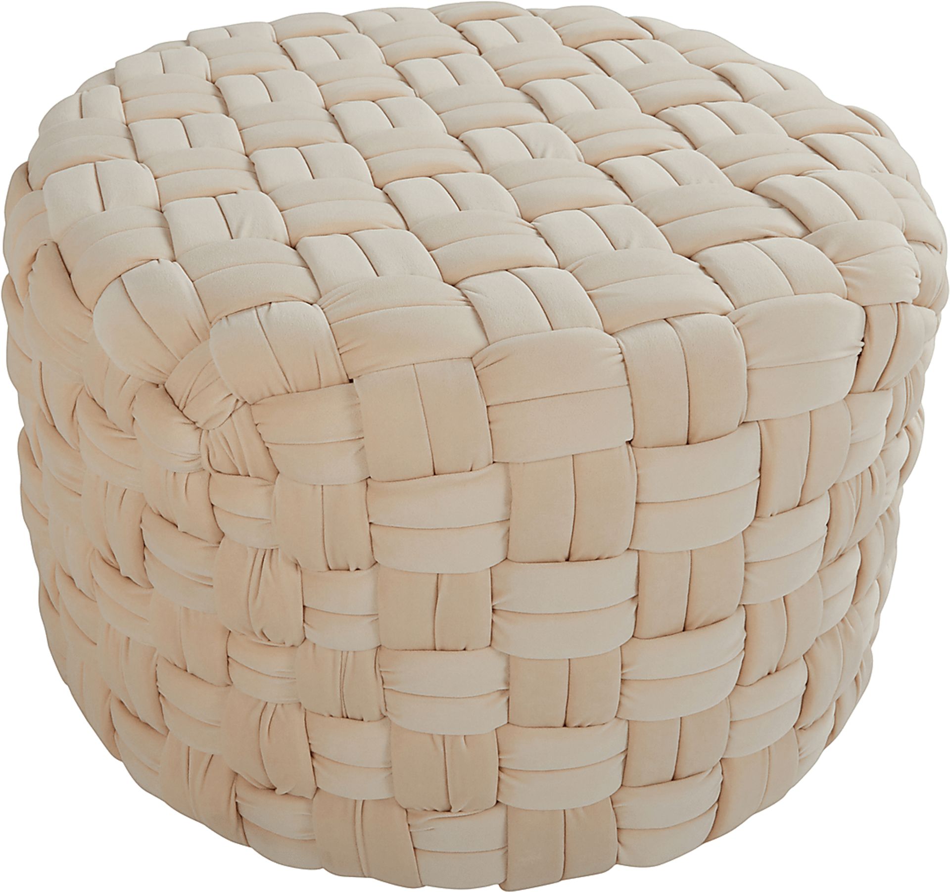 Colearine Cream Ottoman - Image 3