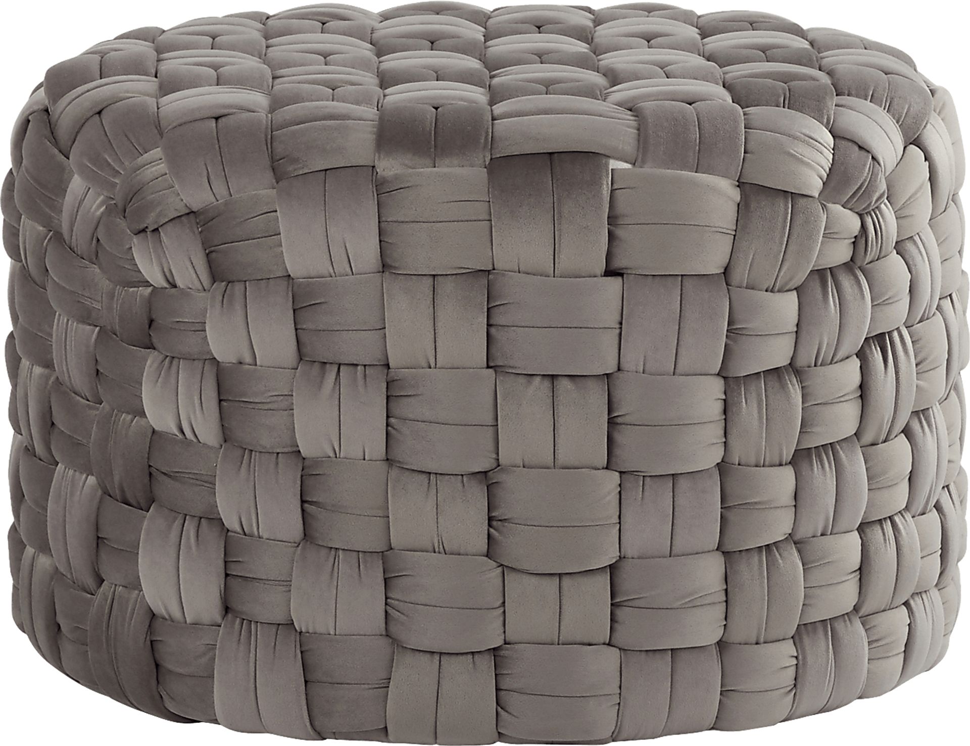 Colearine Gray Ottoman - Image 1