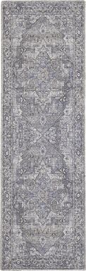 Coleena Gray 2' x 6' Runner Rug