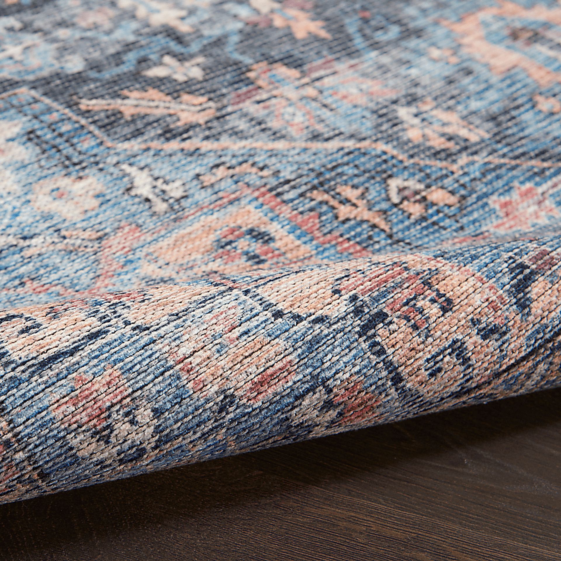 Coleena Light Blue 2' x 6' Runner Rug - Image 4