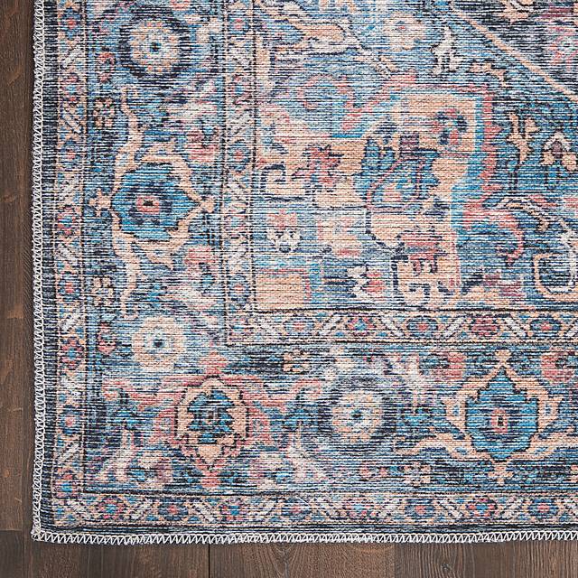 Coleena Light Blue 9'2 x 12'  Rug - Thumbnail - Image 12
