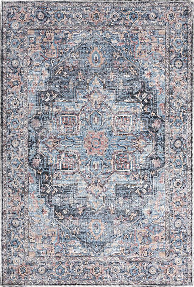 Coleena Light Blue 9'2 x 12'  Rug - Thumbnail - Image 1