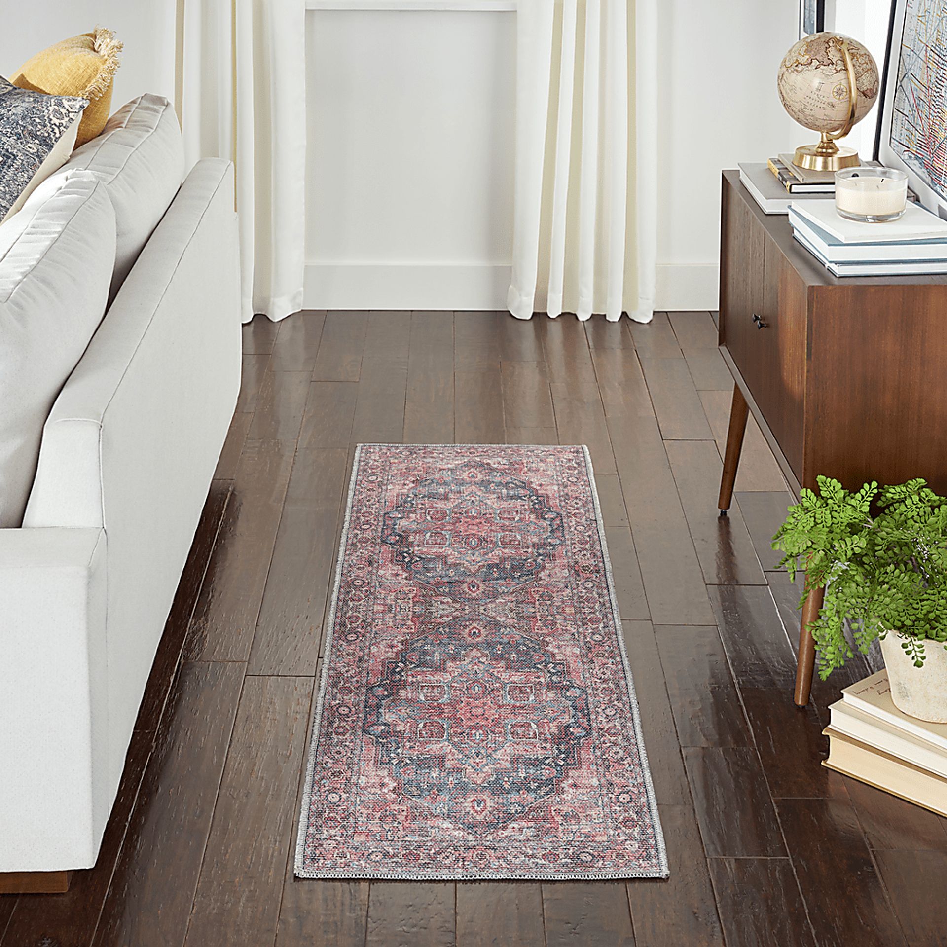 Coleena Multi 2' x 6' Runner Rug - Image 2