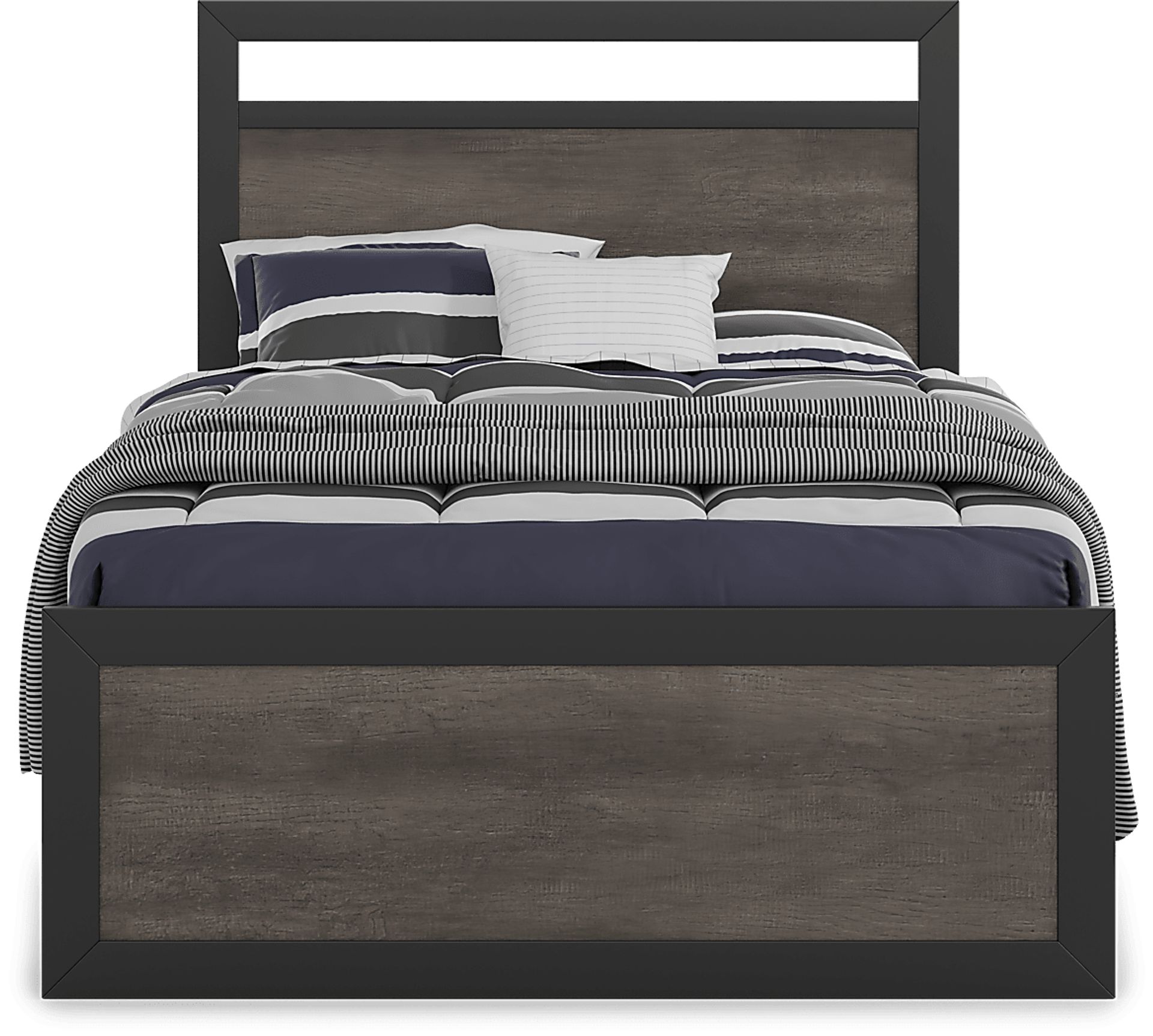 Kids Colefax Avenue Gray 3 Pc Full Panel Bed - Image 2