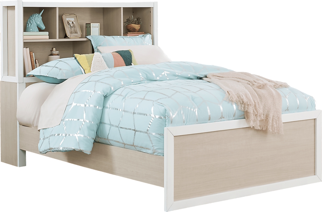 Kids Colefax Avenue White 3 Pc Full Bookcase Bed