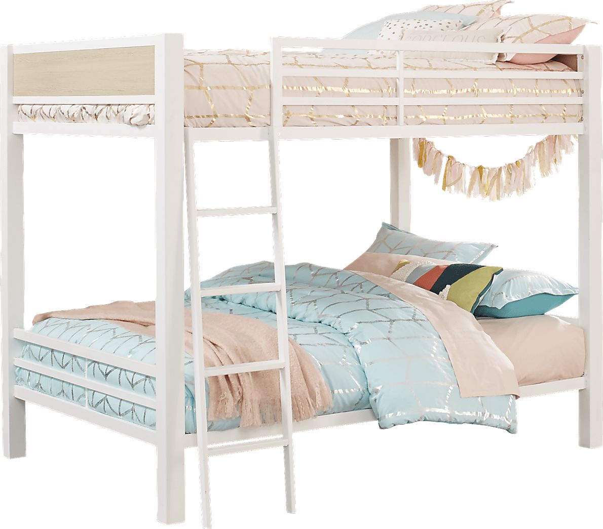 Kids Colefax Avenue White Full/Full Bunk Bed