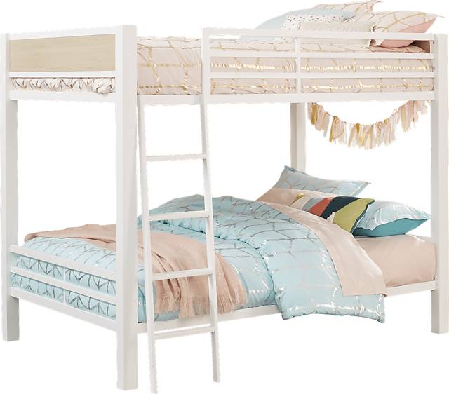 Kids Colefax Avenue White Full/Full Bunk Bed - Thumbnail - Image 1