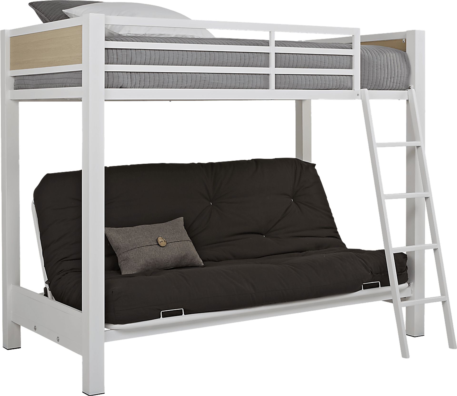 Colefax Avenue White Twin/Futon Loft Bed - Image 1