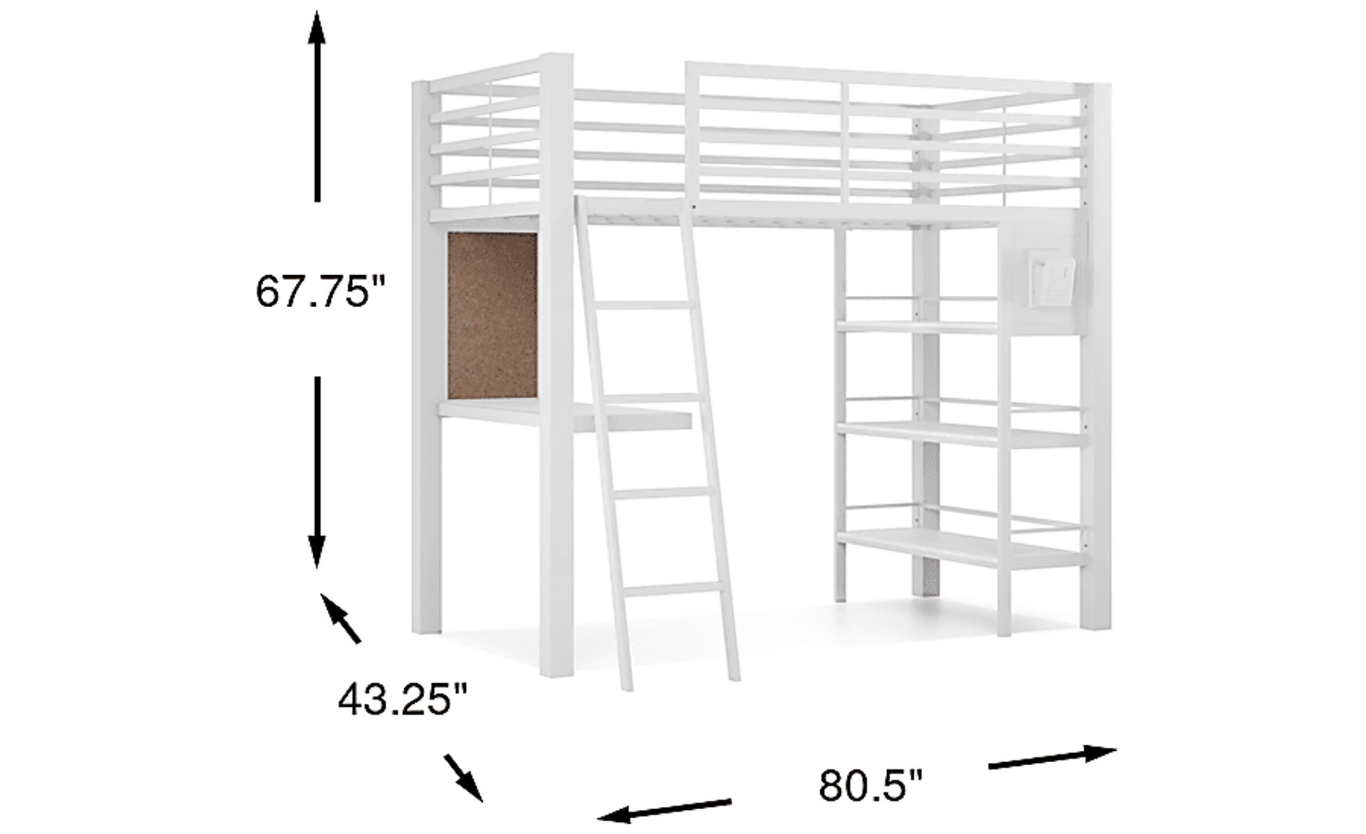 Dimension Image. Please refer to the Dimension Tab on this page for dimension details.