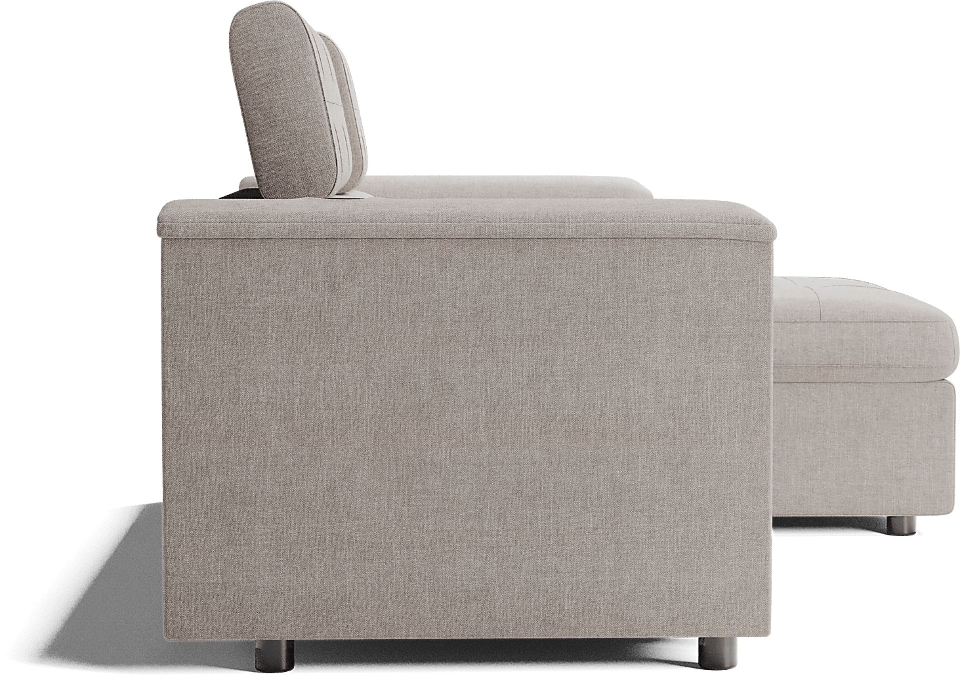 Coleford Brown 2 Pc Sleeper Sectional - Image 5