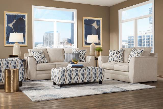 Colesby Beige 3 Pc Living Room - Thumbnail - Image 1