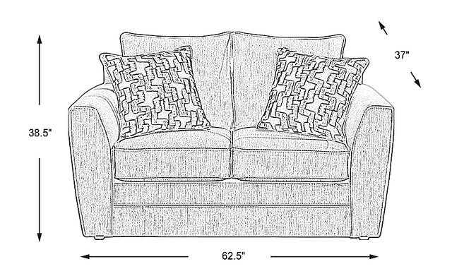 Dimension Image. Please refer to the Dimension Tab on this page for dimension details.