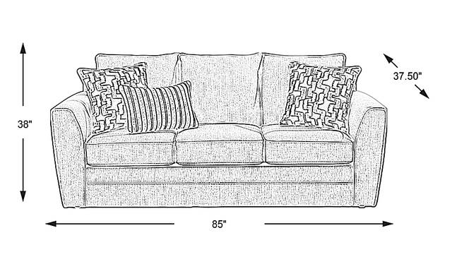 Dimension Image. Please refer to the Dimension Tab on this page for dimension details.
