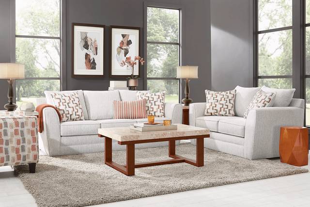 Colesby Gray 7 Pc Living Room - Thumbnail - Image 1
