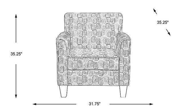 Dimension Image. Please refer to the Dimension Tab on this page for dimension details.