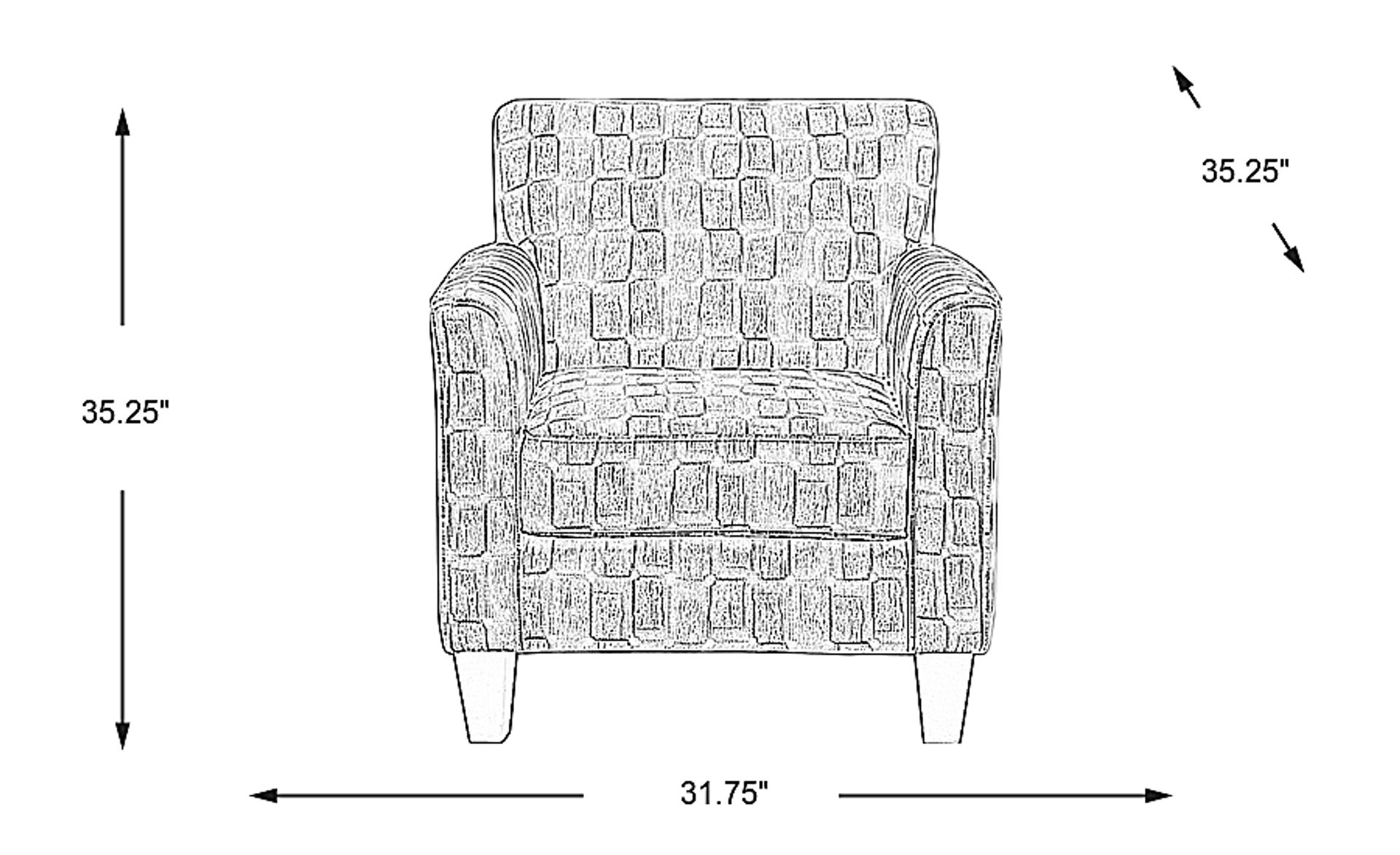 Dimension Image. Please refer to the Dimension Tab on this page for dimension details.