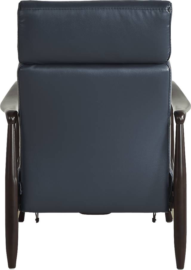 Coleston Blue Push Back Recliner - Thumbnail - Image 3