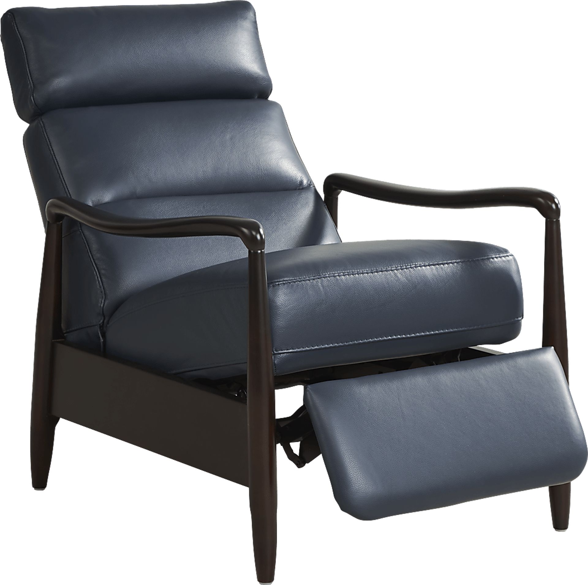 Coleston Blue Push Back Recliner - Image 4