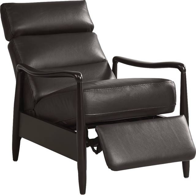 Coleston Chocolate Push Back Recliner - Thumbnail - Image 3