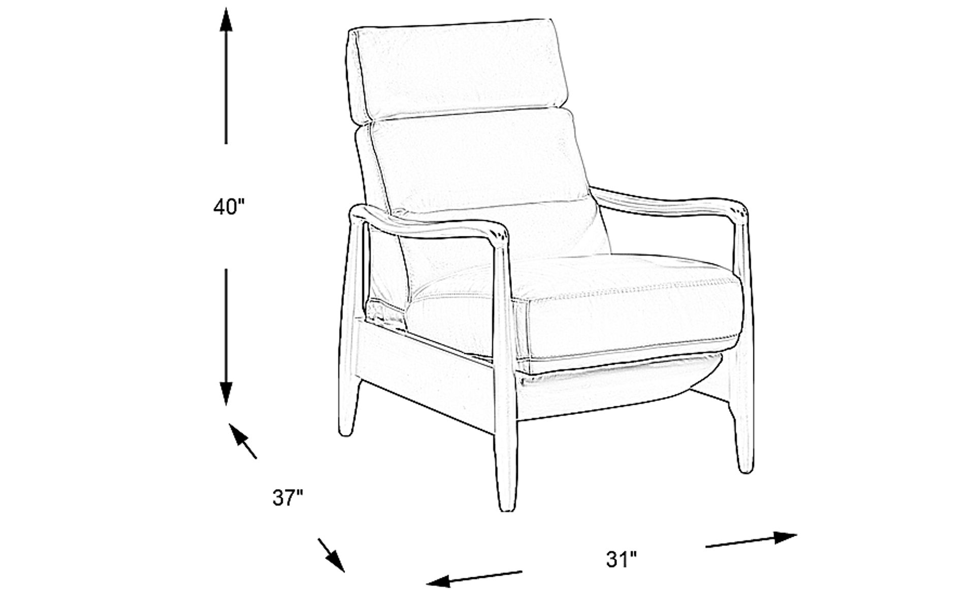 Dimension Image. Please refer to the Dimension Tab on this page for dimension details.