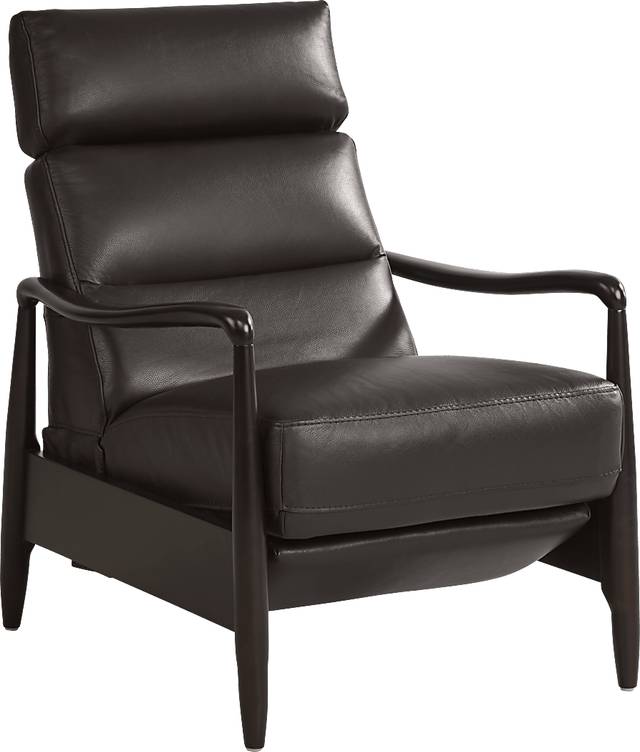 Coleston Chocolate Push Back Recliner - Thumbnail - Image 1