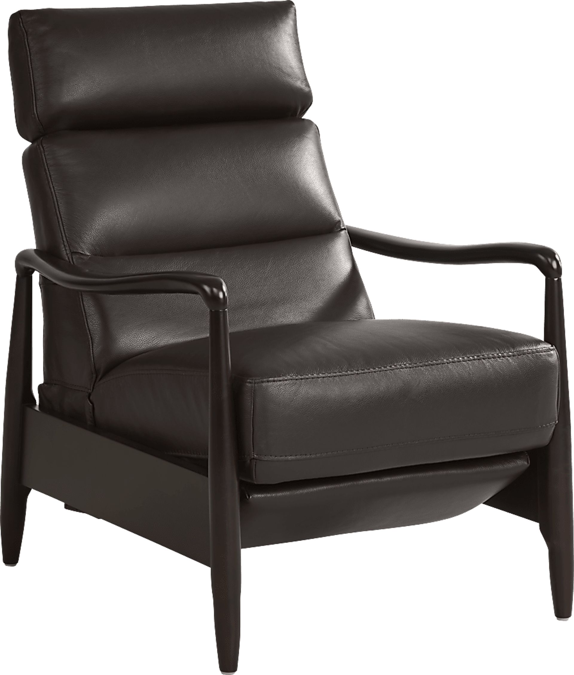 Coleston Chocolate Push Back Recliner - Image 1