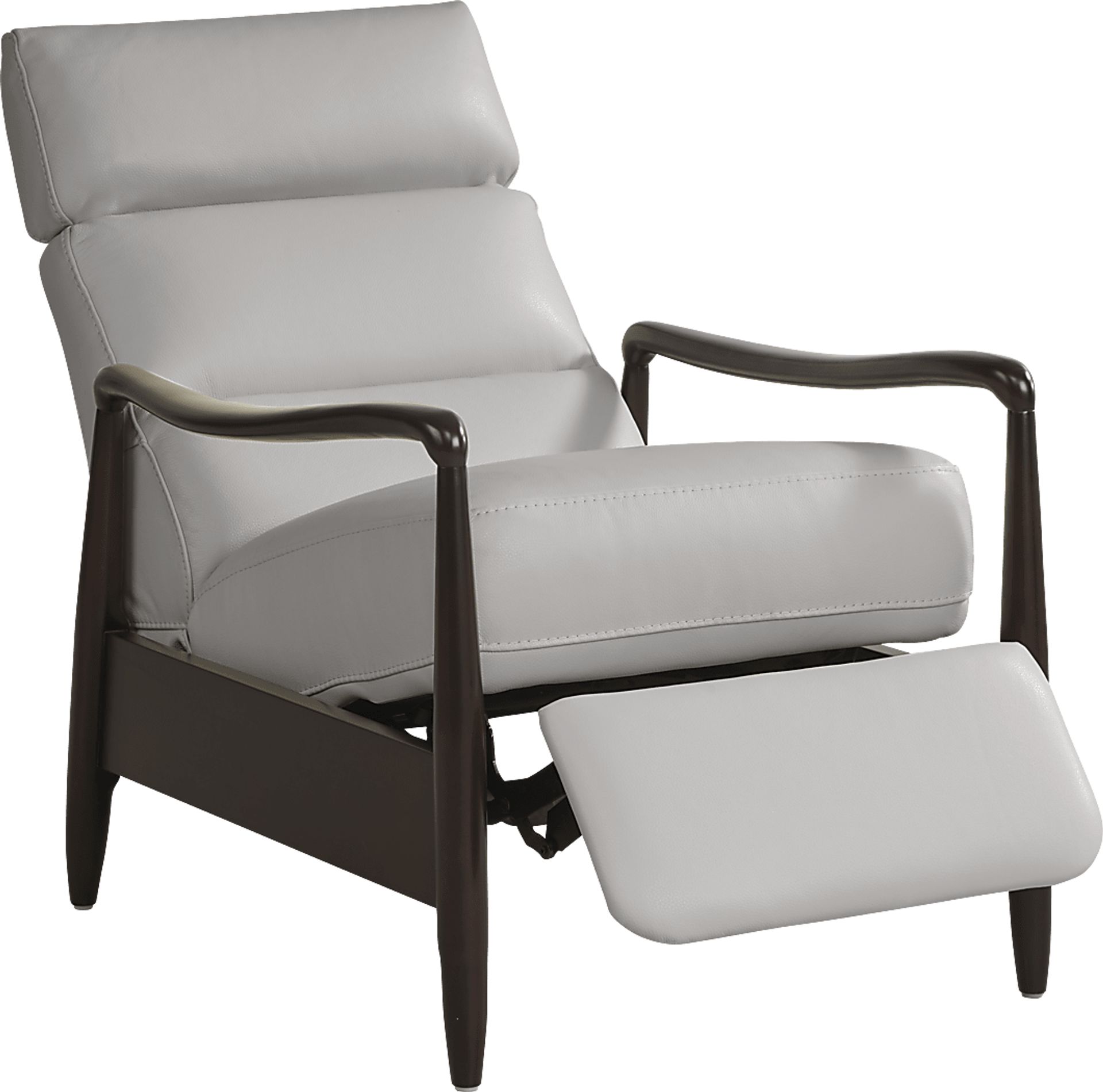 Coleston Light Gray Push Back Recliner - Image 1