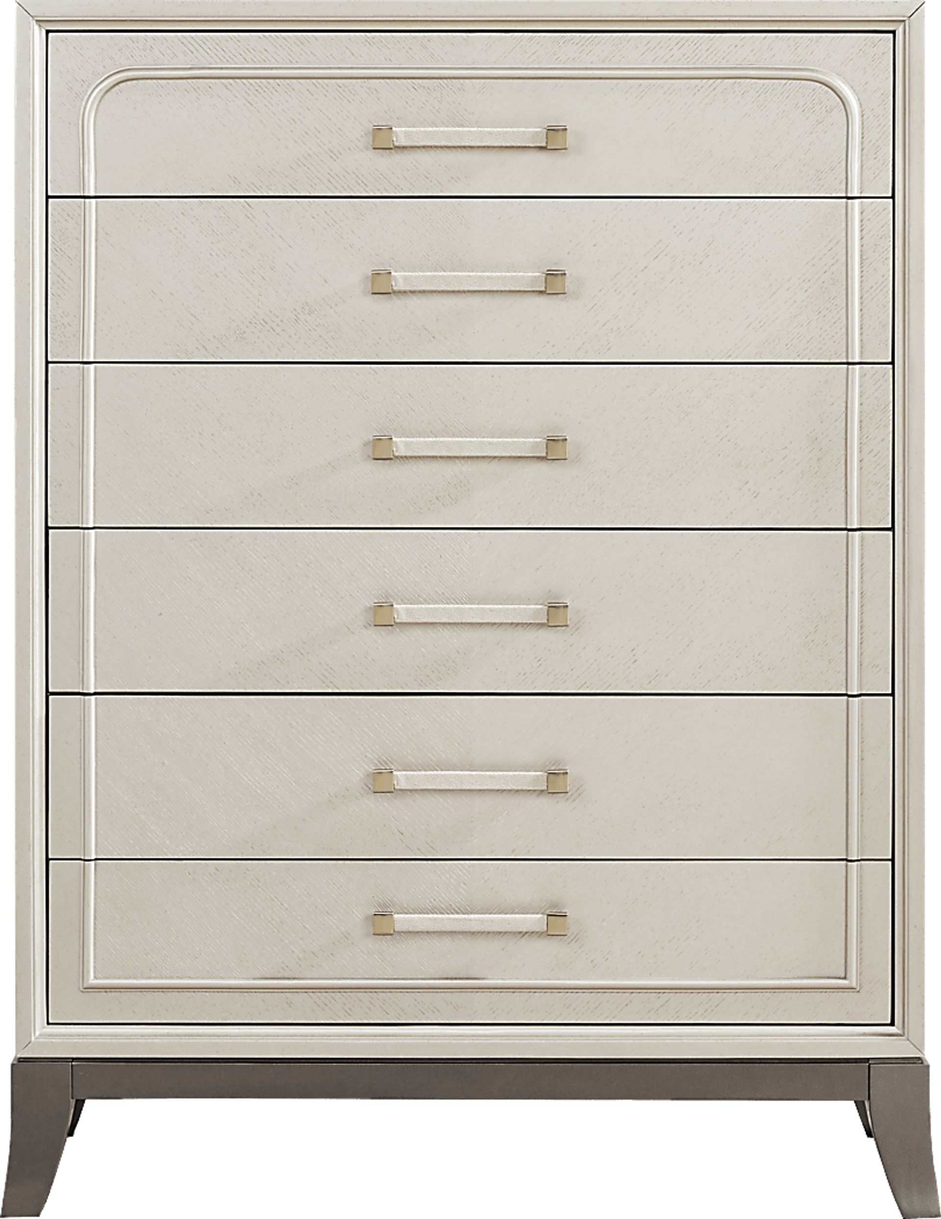 Colette Silver 5 Pc King Upholstered Bedroom - Image 3