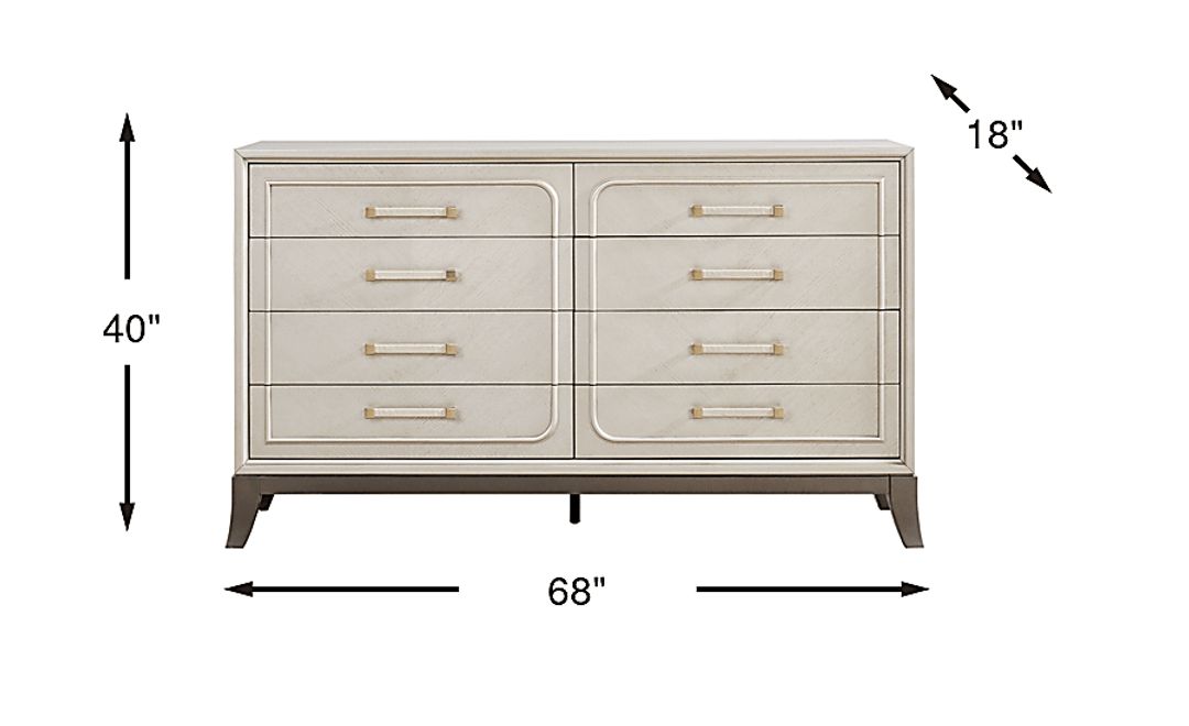 Colette Silver Dresser