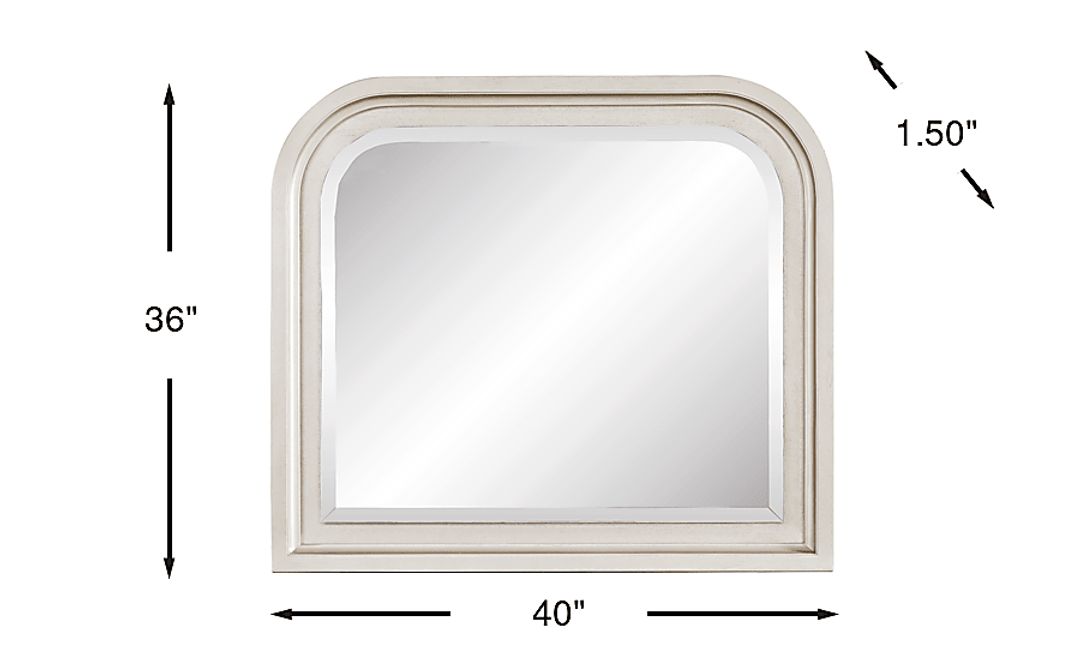 Colette Silver Mirror