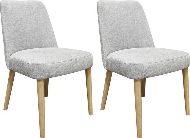 Colice Gray Side Chair, Set of 2 - Thumbnail - Image 1