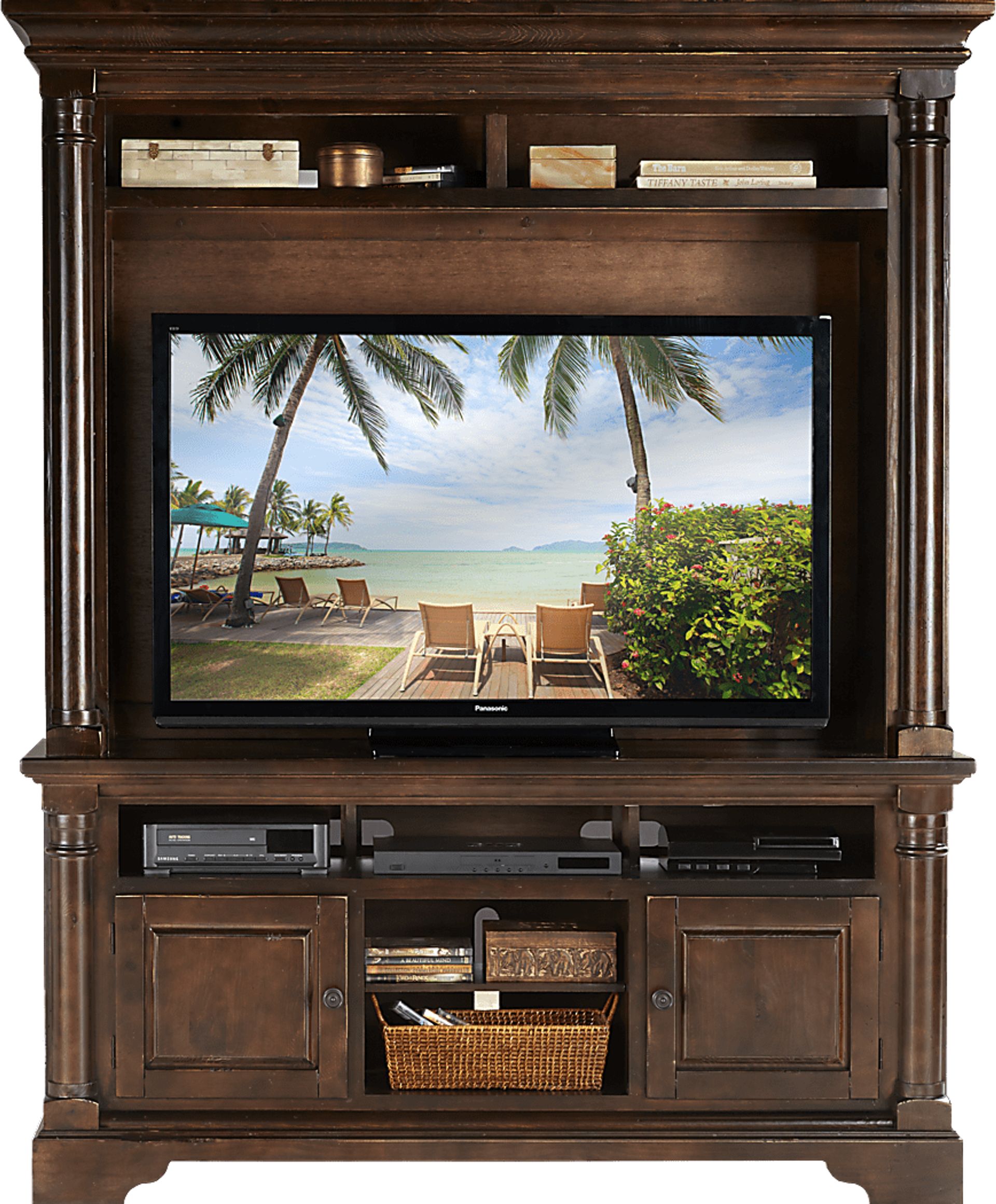 Colin 2 Pc Tobacco Wall Unit - Image 1