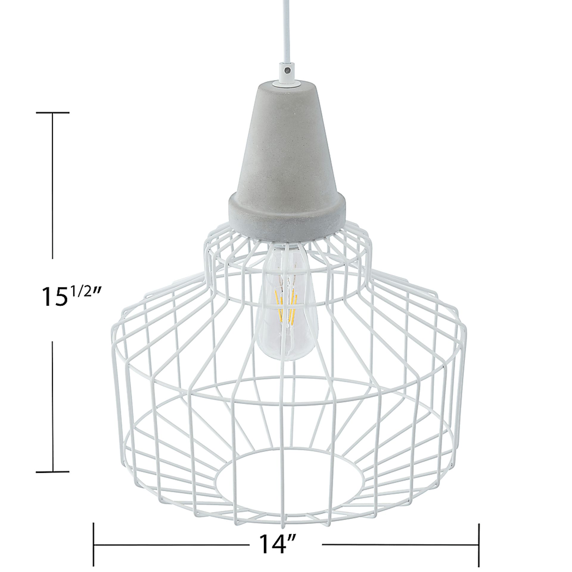 Colin Court White Pendant - Image 7