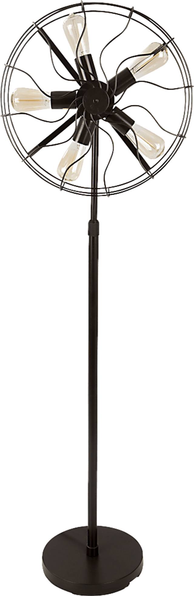 Colindale Black Floor Lamp - Thumbnail - Image 3