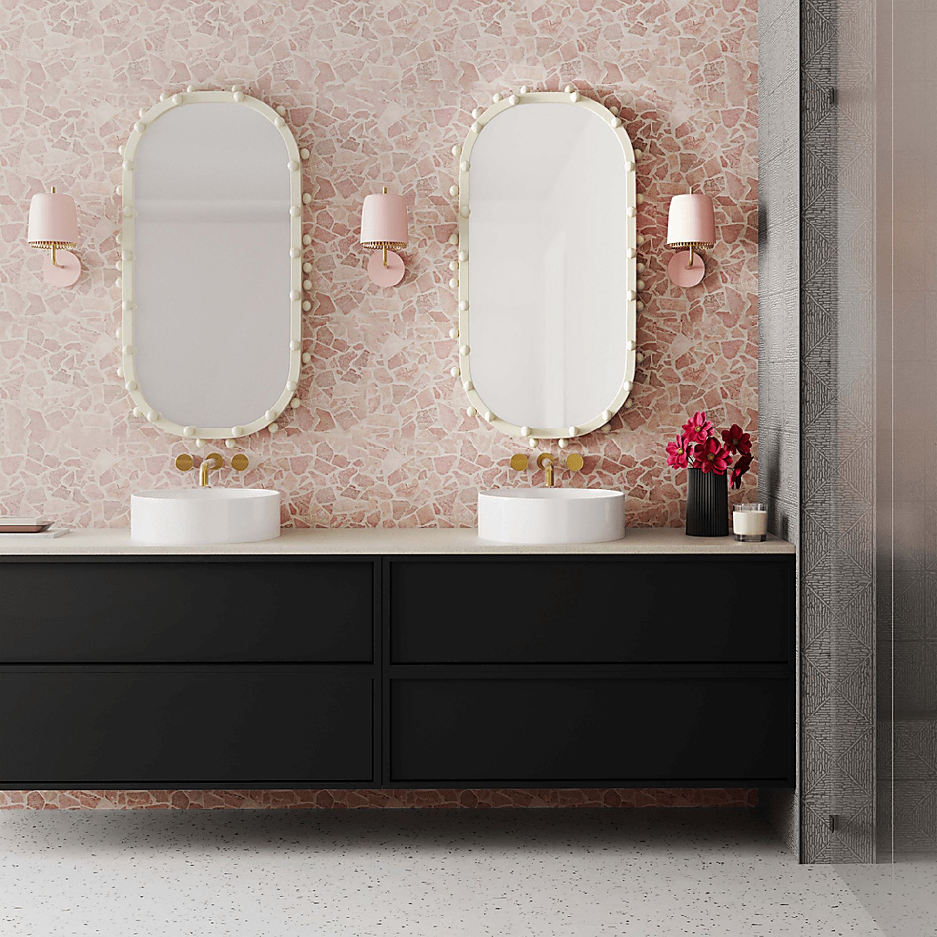 Collee I Ivory Mirror - Image 2