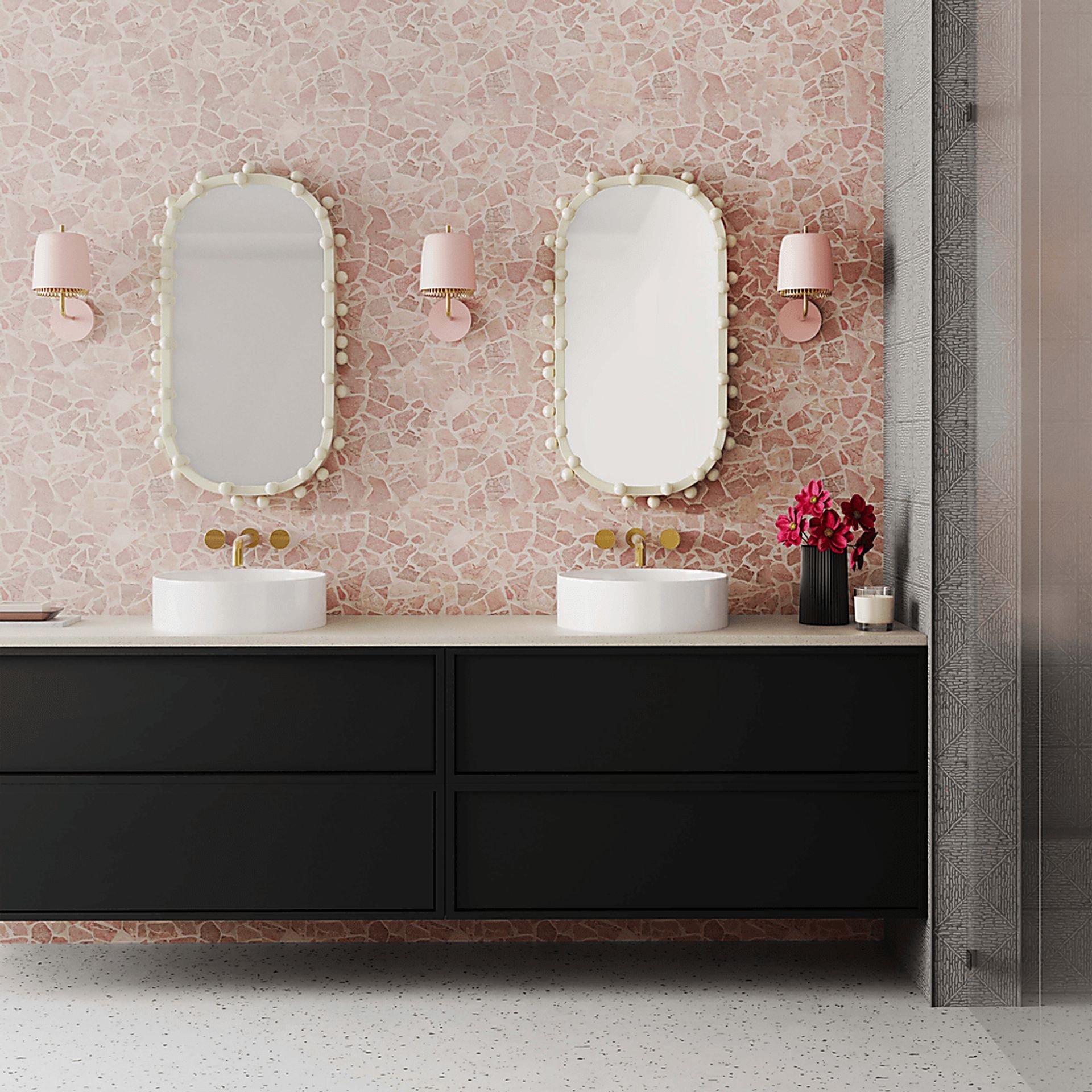 Collee II Ivory Mirror - Image 2