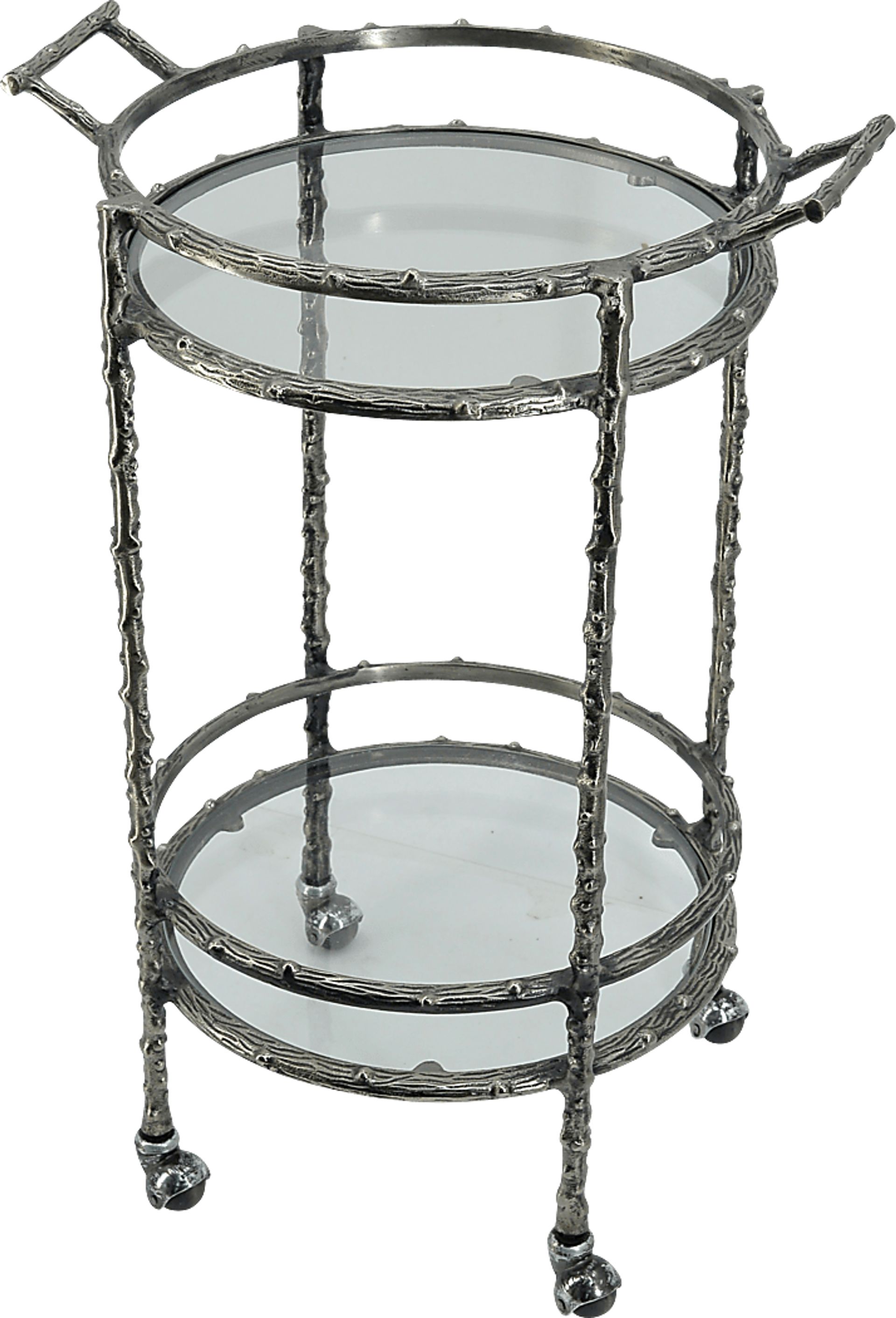 Collenback Silver Bar Cart - Image 1