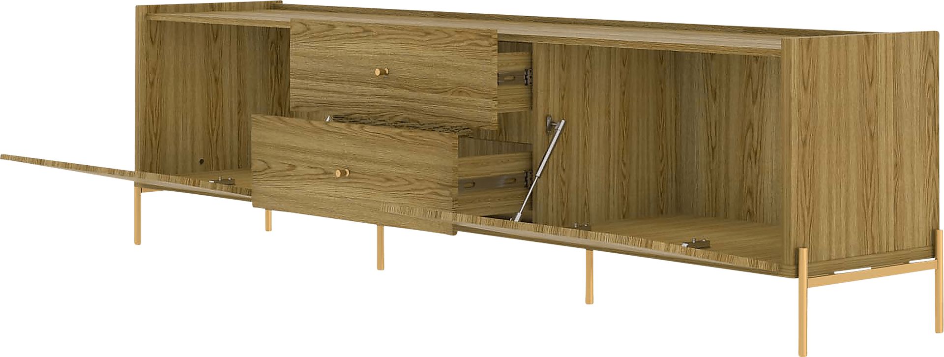 Colletta I Brown 73 in. Console - Image 4