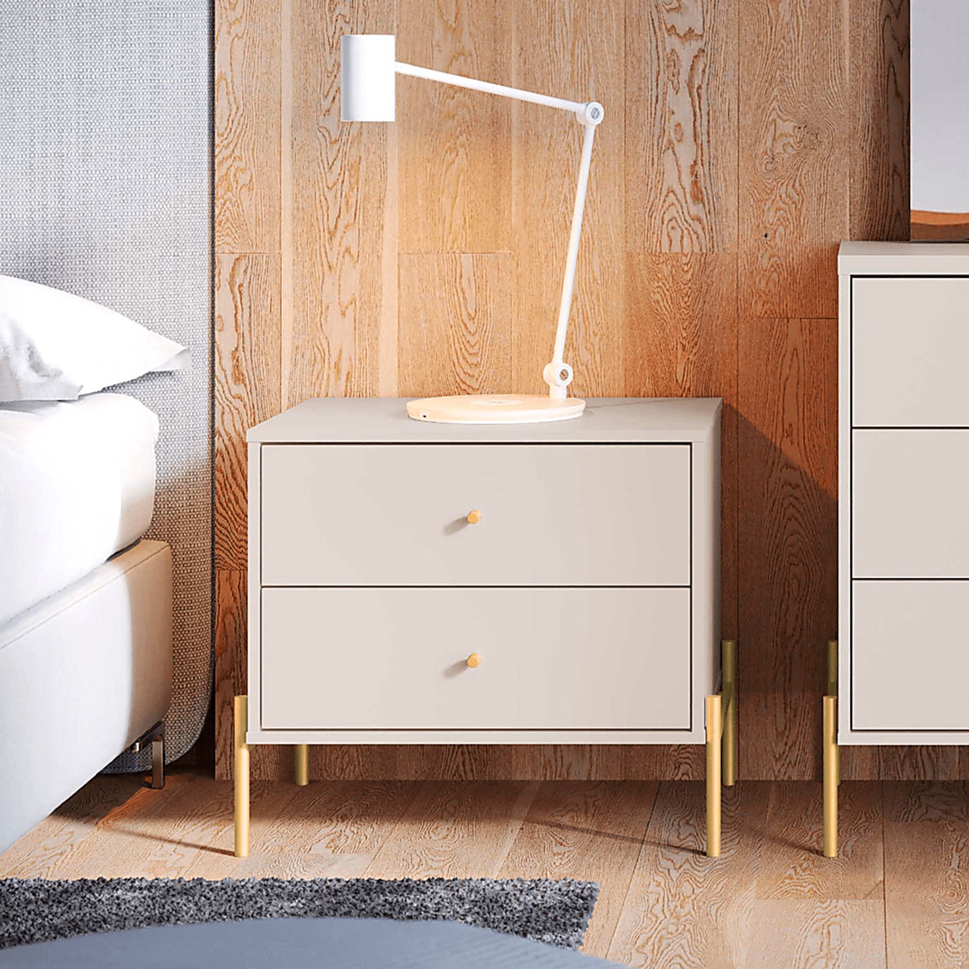 Colletta II Off-White Nightstand - Image 2