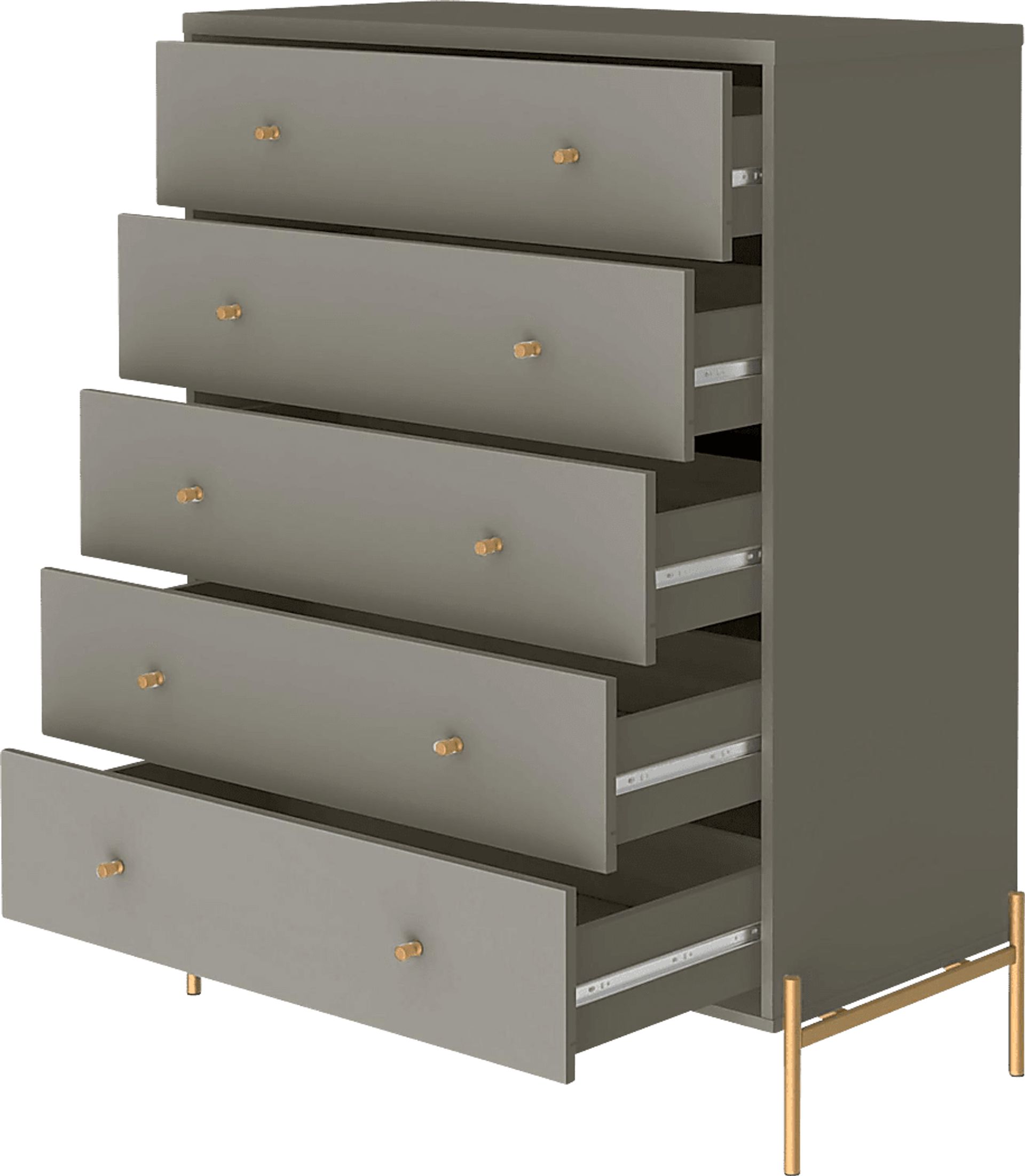 Colletta IV Gray Dresser - Image 4