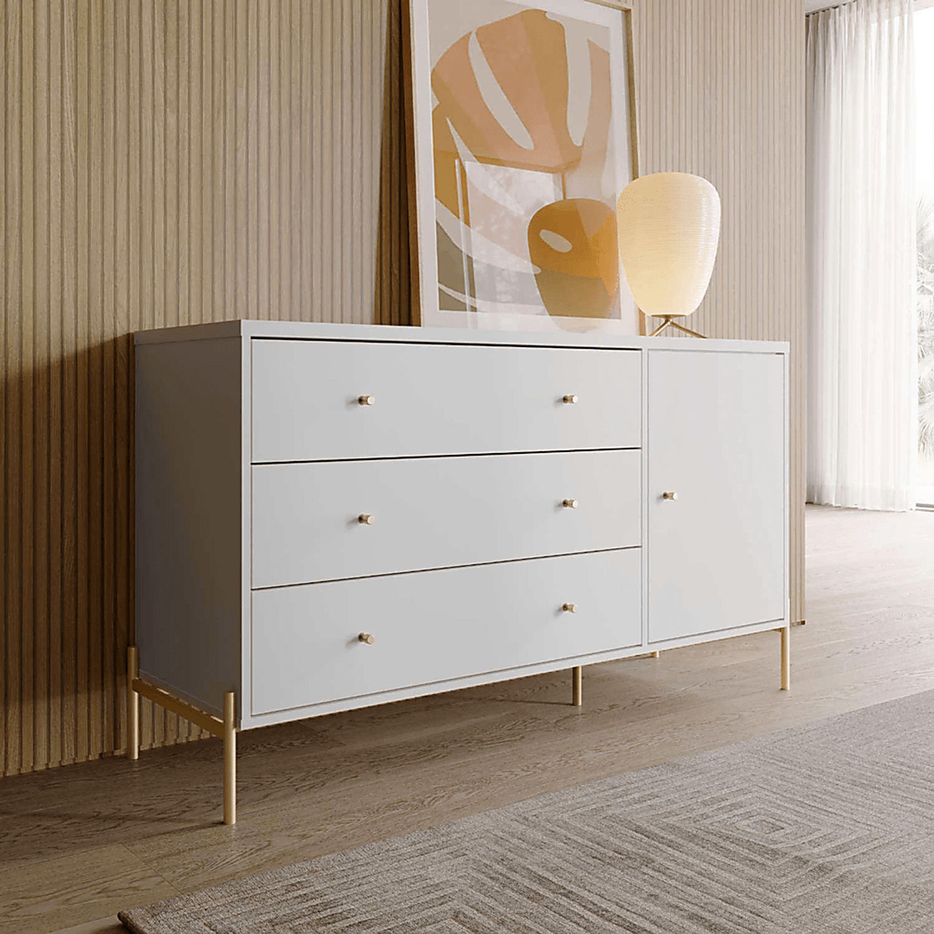 Colletta V White Dresser - Image 2