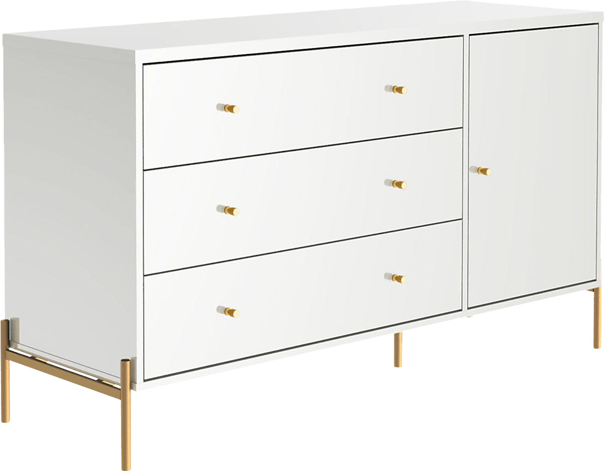Colletta V White Dresser - Image 3