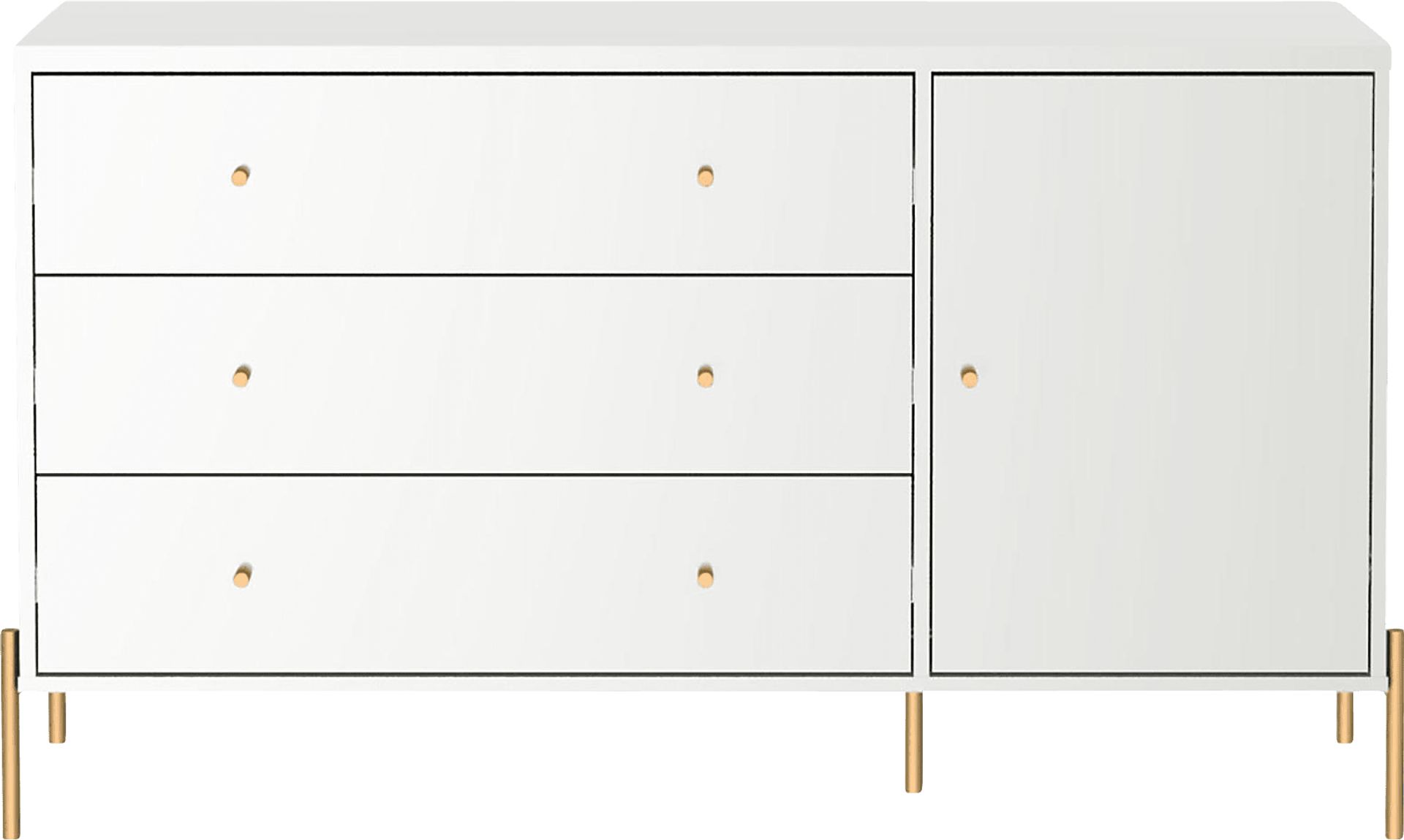 Colletta V White Dresser - Image 1