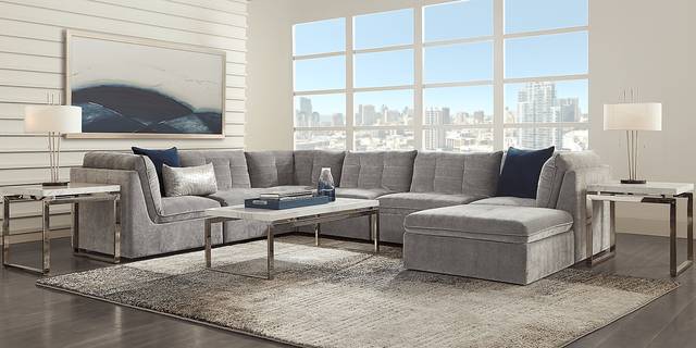 Collier Granite 7 Pc Sectional - Thumbnail - Image 2