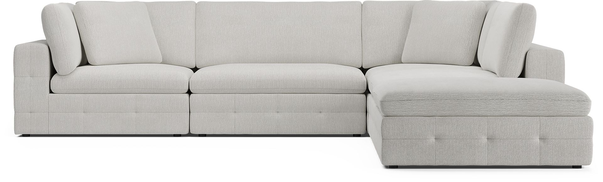Collin Park Gray 5 Pc Sectional - Image 3