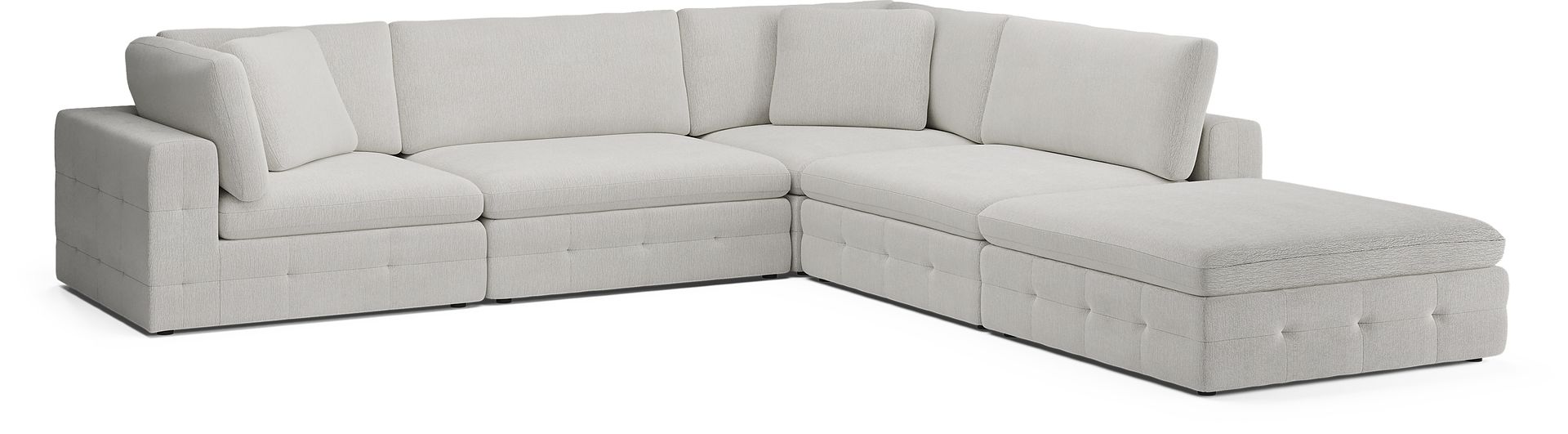 Collin Park Gray 5 Pc Sectional - Image 1