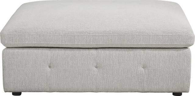 Collin Park Gray Ottoman - Thumbnail - Image 2