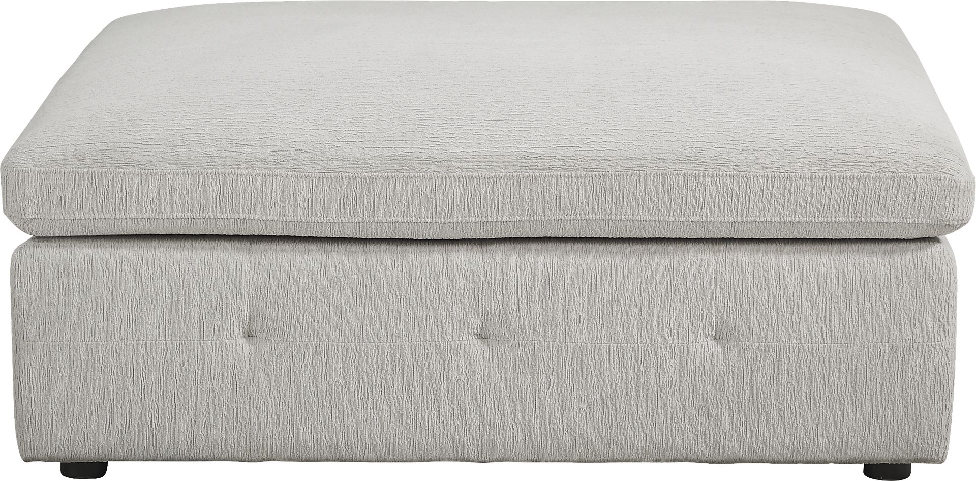Collin Park Gray Ottoman - Image 2